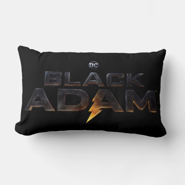 Black Adam Theatrical Logo Lumbar Cushion (Front)