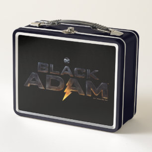 Black Adam Theatrical Logo Metal Lunch Box