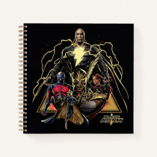 Black Adam Triangular Group Graphic Notebook
