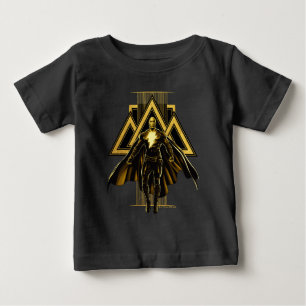 Black Adam Triangular Pillar Graphic Baby T-Shirt