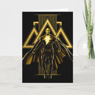 Black Adam Triangular Pillar Graphic Card