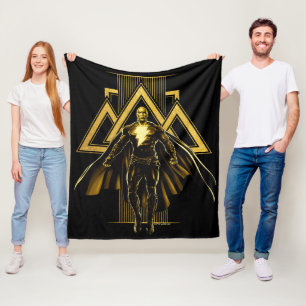 Black Adam Triangular Pillar Graphic Fleece Blanket