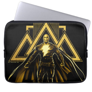 Black Adam Triangular Pillar Graphic Laptop Sleeve