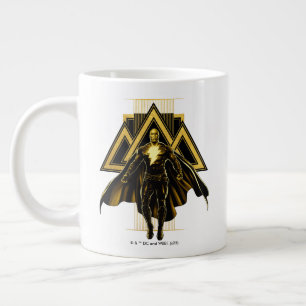 Black Adam Triangular Pillar Graphic Large Coffee Mug