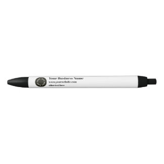 Black Add Your Logo Ink Pen