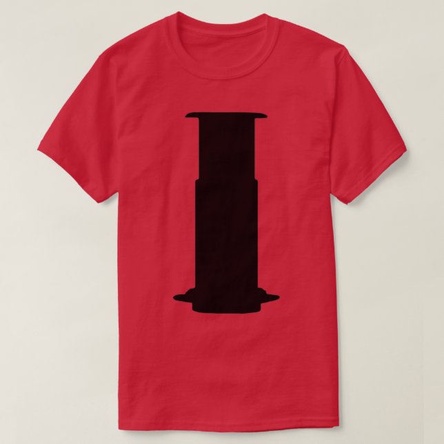 Black Aeropress sign Limited edition design T-Shirt (Design Front)