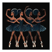 Black African American Ballerina Ballet Dance Girl