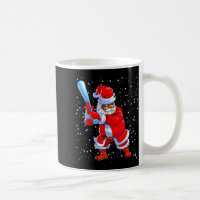 Black African American Santa Claus Baseball Afro C