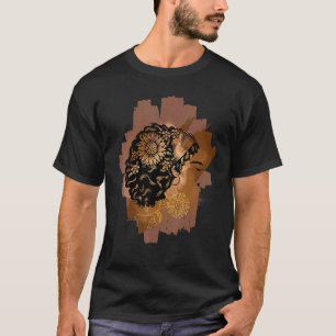 Black African American Sunflower Queen T-Shirt