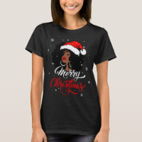 Black African Girl American Santa Christmas Melani