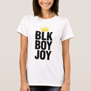 Black African Men BLK BOY JOY Empowerment T-Shirt
