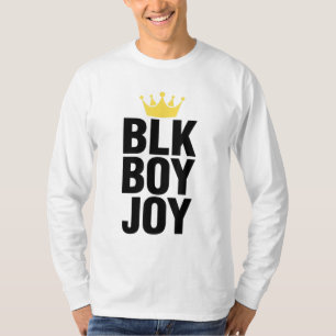 Black African Men BLK BOY JOY Empowerment T-Shirt