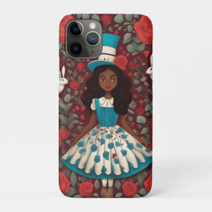 Black Alice in Wonderland Case-Mate iPhone Case