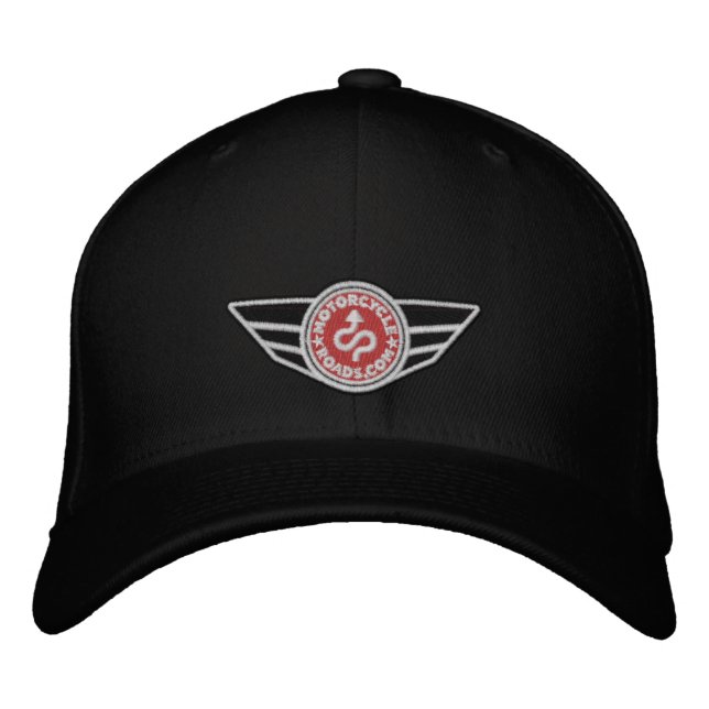 Black all-cap with red embroidered MCR logo Hat (Front)