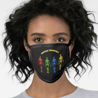 Black All Over Poly Blend Facemask Face Mask