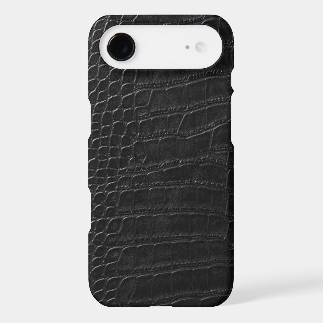 black alligator leather Case-Mate iPhone case (Back)
