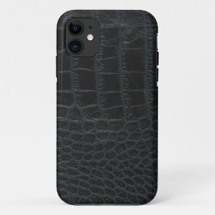 Black Alligator Skin iPhone 5 Case