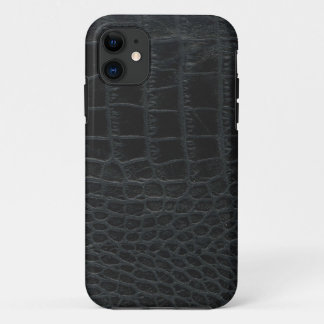 Black Alligator Skin iPhone 5 Case