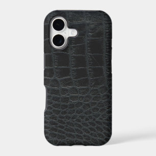Black Alligator Skin iPhone 5 Case