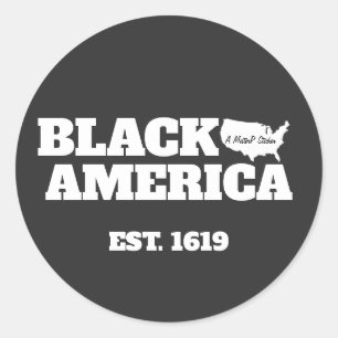 Black America - A MisterP Sticker