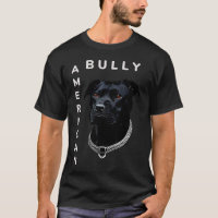Black American Bully XL on a black background