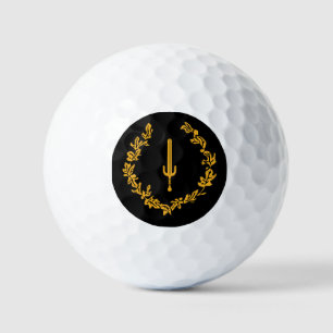 Black American Heritage Flag Golf Balls
