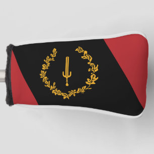 Black American Heritage Flag Golf Head Cover