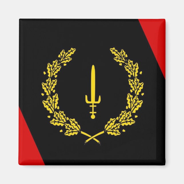 Black American Heritage Flag Magnet (Front)