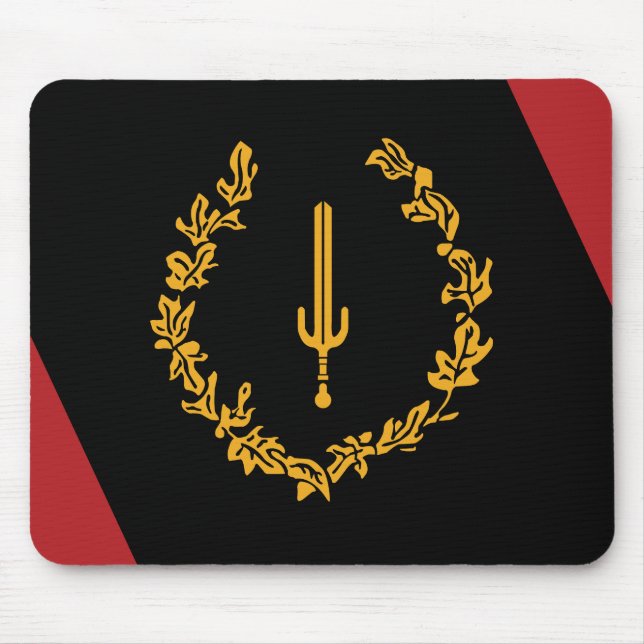 Black American Heritage Flag  Mouse Mat (Front)