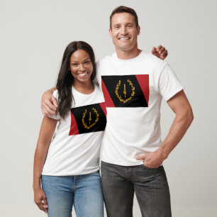 Black American Heritage Flag  T-Shirt