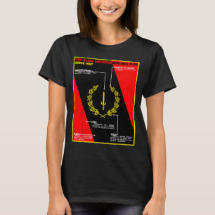 Black American Heritage History Month Symbolic Fla T-Shirt