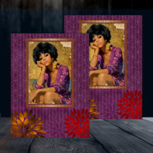 Black American Retro Beauty Decoupage 2