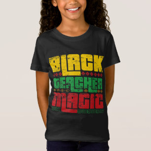 Black American Teacher African Heritage Black Hist T-Shirt