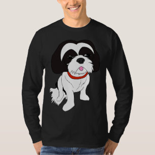 Black & White Shih Tzu T-Shirt