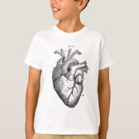 Black Anatomical Heart