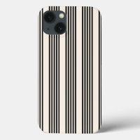 Black and beige five stripe pattern