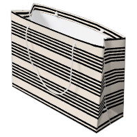Black and beige five stripe pattern
