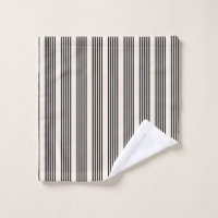 Black and beige five stripe pattern