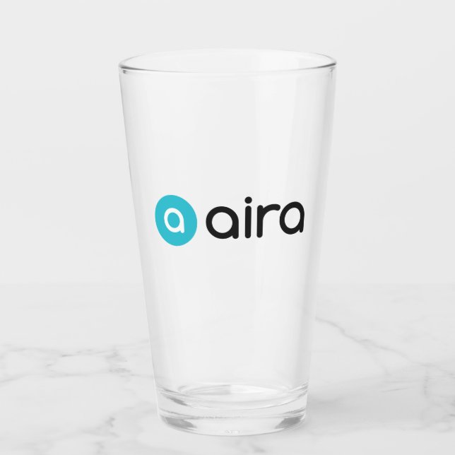 Black and Blue Aira Custom Glass (Front)
