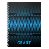 Black and Blue Carbon Fiber Car Monogram