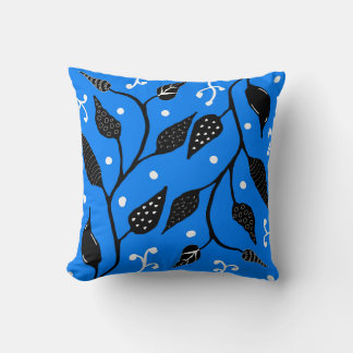 Black and Blue Cushion