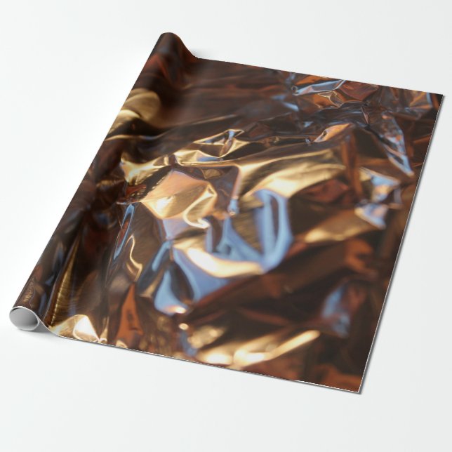 Black and blue leather jacket wrapping paper (Unrolled)