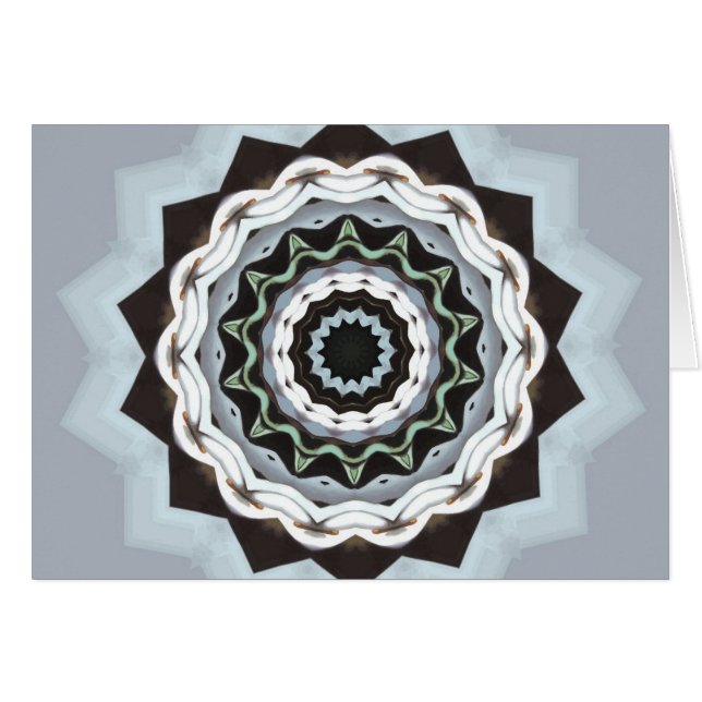 Black and Blue Mandala (Front Horizontal)