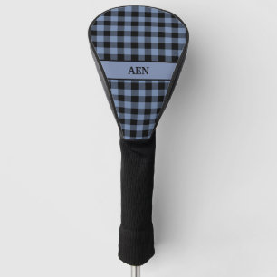 Black and Blue Plaid, Buffalo Plaid, Lumberjack  Golf Head Cover