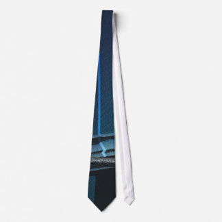 Black and blue tie