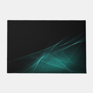 Black and blue Visual Colour Doormat