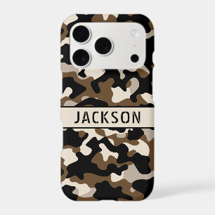 Black and Brown Camouflage Personalized