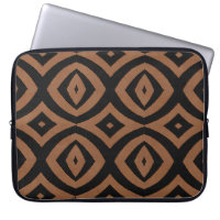 Black and Brown Diamonds African Print