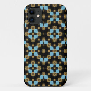 Black and Brown Geometric Design iPhone 11 Case