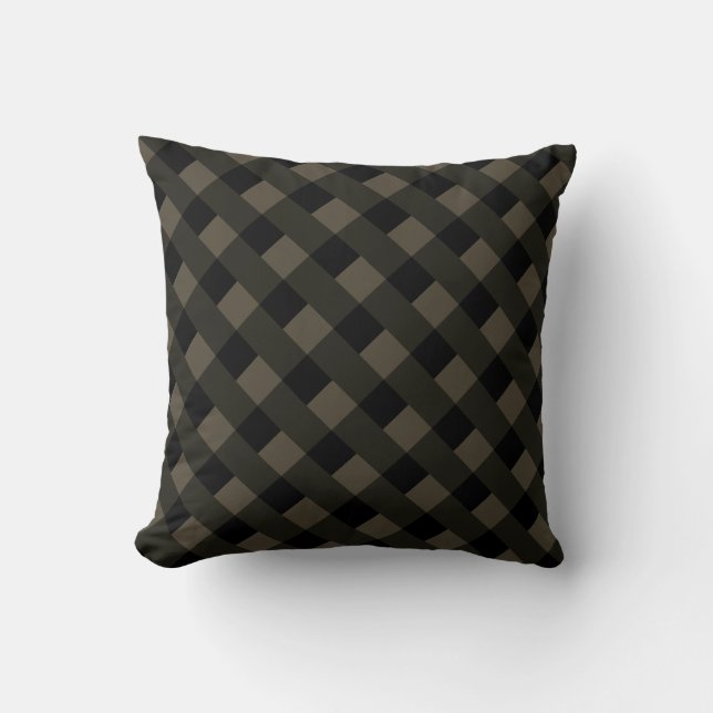 Black and Brown Pillow (Front)